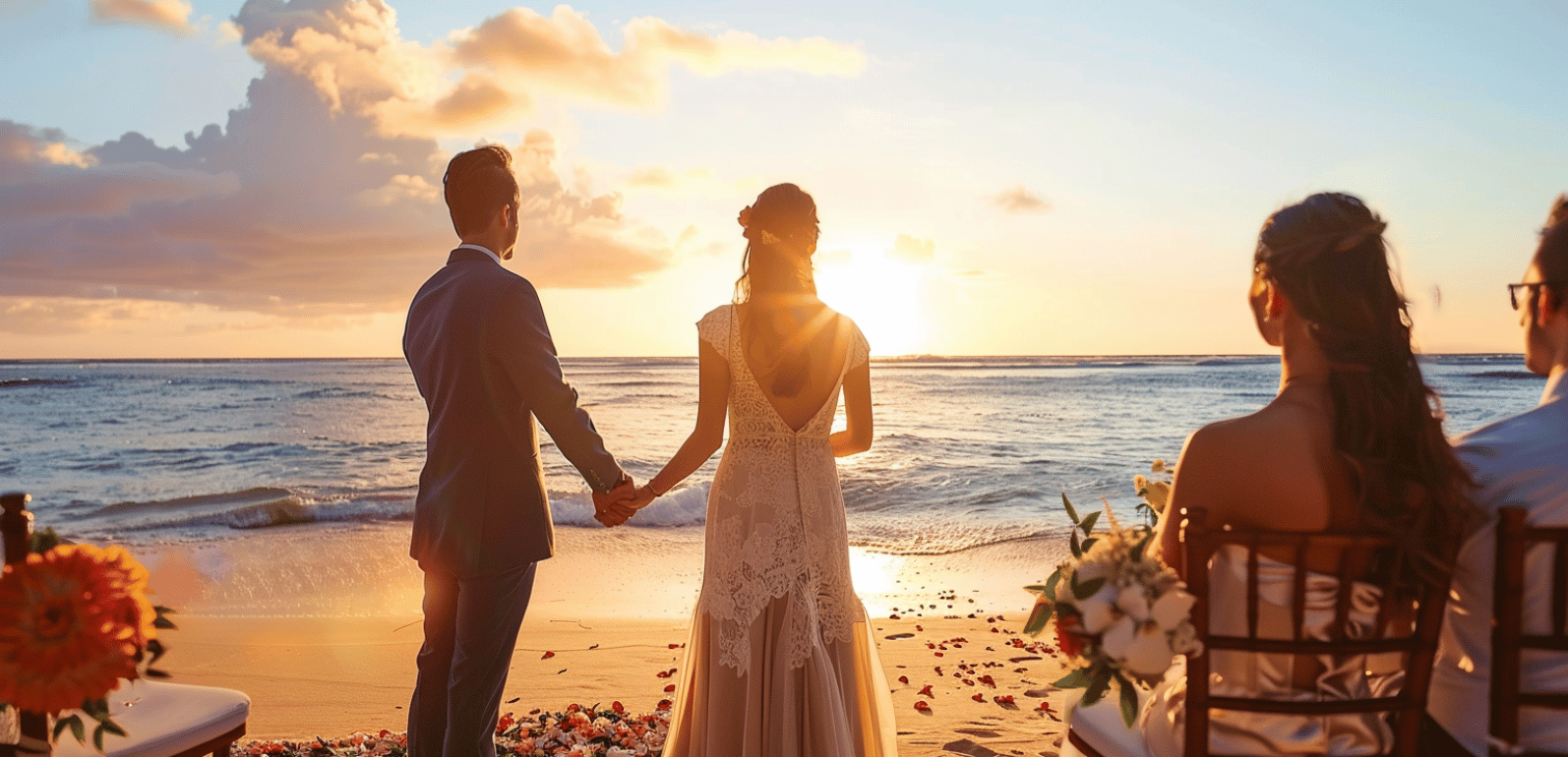 Un couple ayant trouvé son ikigaï de mariage.