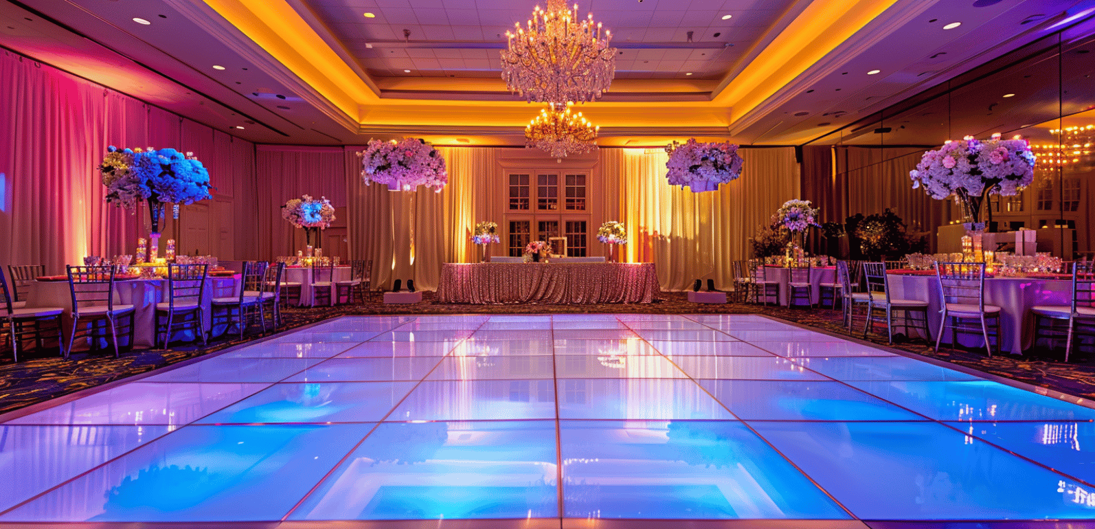 Dance floor de mariage